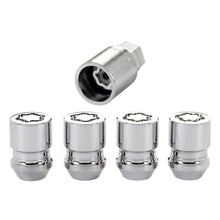 Load image into Gallery viewer, McGard Wheel Lock Nut Set - 4pk. (Cone Seat) M12X1.25 / 19mm & 21mm Dual Hex / 1.28in. L - Chrome