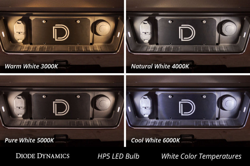 Diode Dynamics 194 LED Bulb HP5 LED Natural - White (Pair)