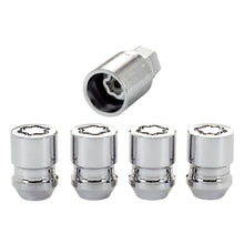 Load image into Gallery viewer, McGard Wheel Lock Nut Set - 4pk. (Cone Seat) M12X1.25 / 19mm & 21mm Dual Hex / 1.28in. L - Chrome