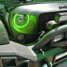 Load image into Gallery viewer, Oracle 7in High Powered LED Headlights - Black Bezel - Dynamic - Dynamic