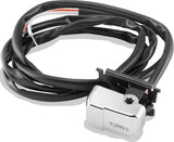 Twin Power 96-13 Big Twin XL V-Rod Chrome Left Turn Signal Switch Replaces H-D 71598-96 71685-06A