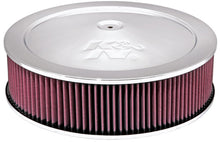 Load image into Gallery viewer, K&N 14in Red Custom Air Cleaner Assembly - 5.125in ID x 14in OD x 3.75in H x 1.25in Drop Base