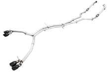 Load image into Gallery viewer, AWE Tuning Audi B9 S4 Track Edition Exhaust - Non-Resonated (Black 102mm Tips)