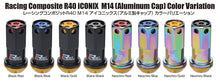 Load image into Gallery viewer, Project Kics 14x1.50 R40 Iconix Lock & Lug Nuts - Neo Chrome w/Gold Cap (16+4 Locks)