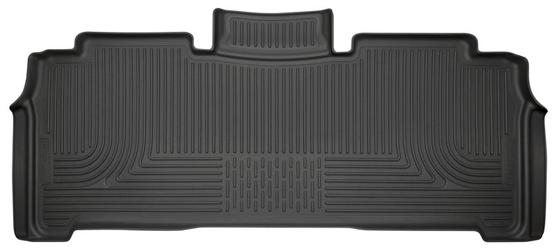 Husky Liners 2017 Chrysler Pacifica (Stow and Go) Weatherbeater 2nd Row Black Floor Liners