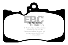 Load image into Gallery viewer, EBC 2016+ Lexus GS200t 2.0T Bluestuff Front Brake Pads