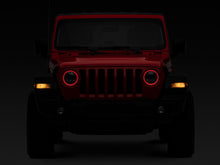 Load image into Gallery viewer, Raxiom 18-22 Jeep Wrangler JL/JT Axial 9-Inch LED Headlights w/RGB Halo- Black Housing (Clear Lens)