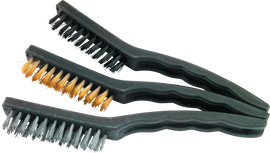 BikeMaster 3-pc Nylon/Wire Brush Set