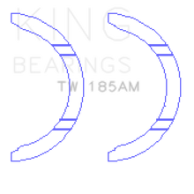 Load image into Gallery viewer, King Engine Bearings Toyota 1ZZ-FE Thrust Washer Set