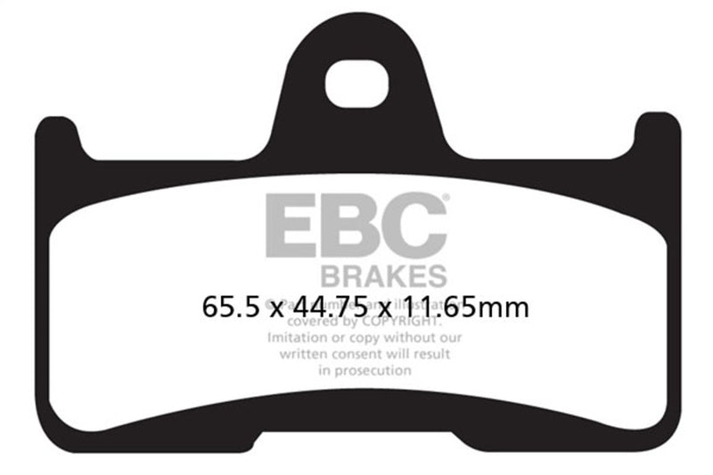 EBC 02-08 Yamaha YFM 660 Grizzly Hunter Edition Front Left R Series Sintered Brake Pads