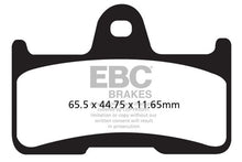Load image into Gallery viewer, EBC 02-08 Yamaha YFM 660 Grizzly Hunter Edition Front Left R Series Sintered Brake Pads