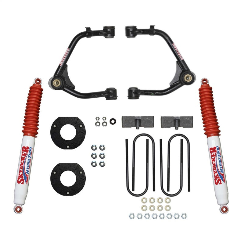 Skyjacker 2025 Chevrolet Silverado1500 3.5 in. Suspension Lift Kit With Hydro 7000 Shocks