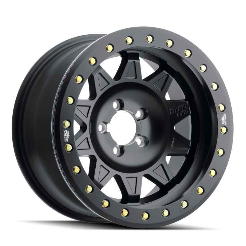 Dirty Life 9302 Roadkill 17x9/5x127 BP/-38mm Offset/71.5mm Hub Matte Black Wheel - Beadlock