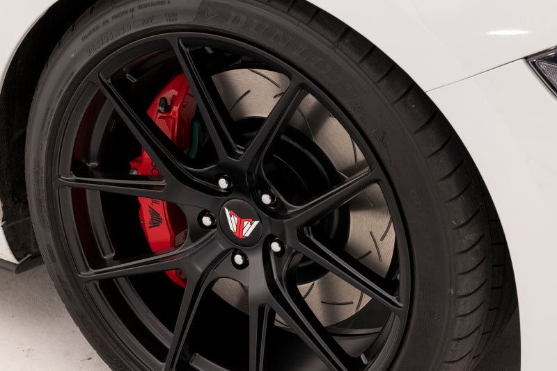 DBA 15-18 Ford Mustang GT w/ Performance Package Front Slotted 4000 Series Rotor