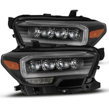 Load image into Gallery viewer, AlphaRex 16-20 Toyota Tacoma NOVA LED Projector Headlights Plank Style Black w/Activation Light
