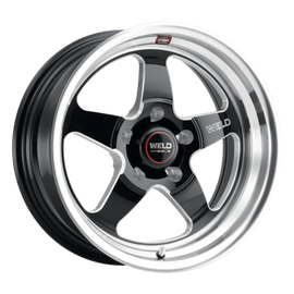 Weld S155 18x11 Ventura 5x120.65 43 Offset BS 7.69 Gloss BLK MIL DIA 72.56