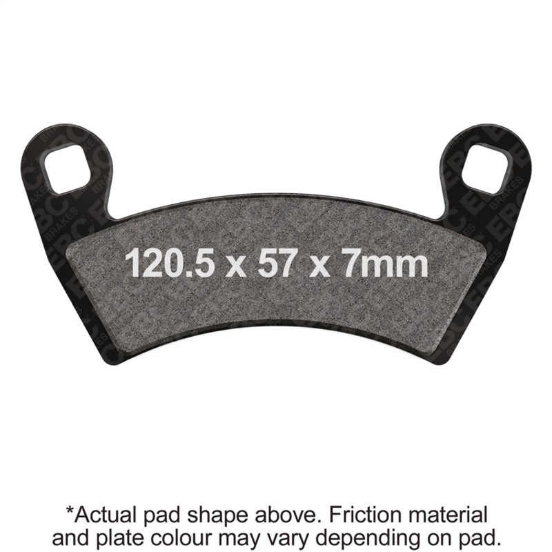 EBC 16-20 Polaris General 1000 EPS (2 Seater)Front Left/Right FA-SFA-X Brake Pads