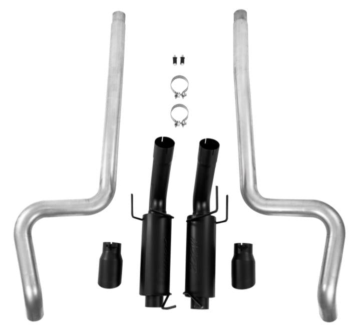 MBRP 11-14 Ford Mustang GT 5.0L 3in Cat Back Dual Split Rear Race Version 4in Tips - Black