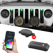 Load image into Gallery viewer, XK Glow XKmax Pre-Runner Style RGBW LED Grill Pods - 4pc