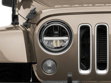 Load image into Gallery viewer, Raxiom 97-18 Jeep Wrangler TJ &amp; JK Axial 7-In LED Headlights w/ DRL - Black Housing (Clear Lens)