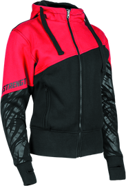 Speed and Strength Cat Outa Hell Hoody Red/Black Womens - 3XL