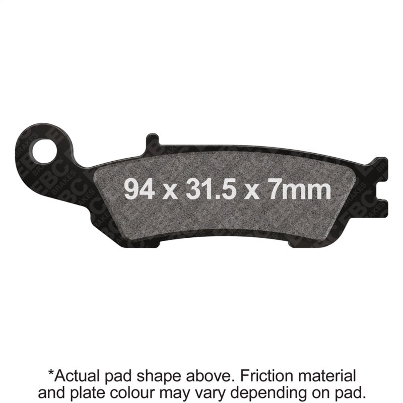 EBC 08-16 Yamaha YZ 125 2T Front Left FA-SFA-X Brake Pads