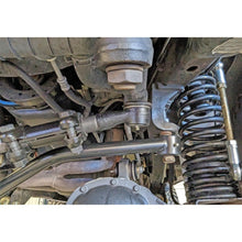 Load image into Gallery viewer, RockJock TJ/LJ/XJ/MJ Currectlync Steering System Bolt-On w/ 1 1/4in Dia. Tie Rod/Forged Drag Link