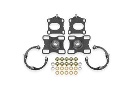 BMR Suspension 11-14 Ford Mustang Caster/Camber Plates - Black Hammertone