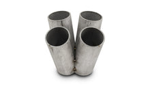 Load image into Gallery viewer, Vibrant 4 into 1 SS Turbo Mani Collector for GT28/30/35 in Flange 48mm Pipe OD 4.5in tall 58mm out
