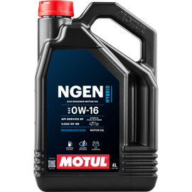 Motul 4L Hybrid Synthetic Motor Oil - 0W16