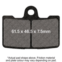 Load image into Gallery viewer, EBC 09-10 Buell XB12 SCG Lightning Front Left Sintered HH/R Brake Pads