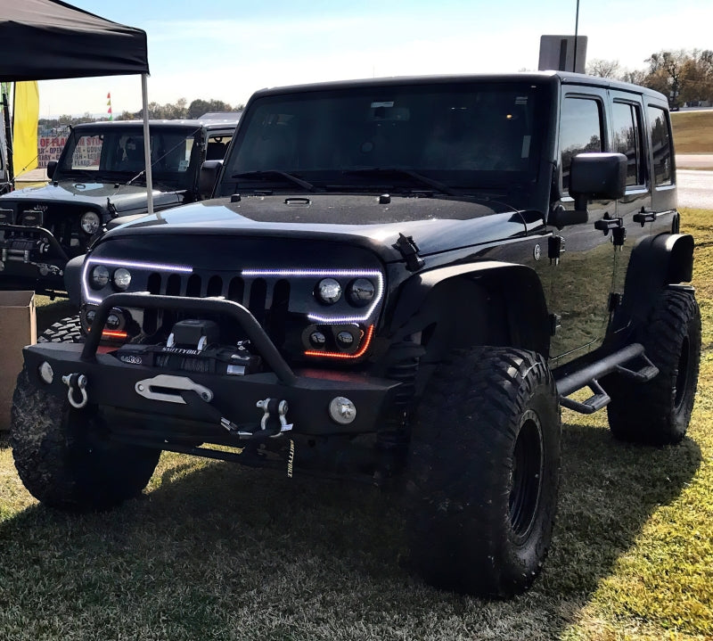 Oracle VECTOR Series Full LED Grille - Jeep Wrangler JK - NA