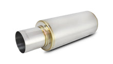 Load image into Gallery viewer, Vibrant TPV Turbo Round Muffler (23in Long) with 4in Round Tip Straight Cut - 3in inlet I.D.