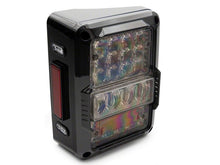 Load image into Gallery viewer, Raxiom 07-18 Jeep Wrangler JK Axial Series Lux LED Tail Lights- Black Housing (Clear Lens)