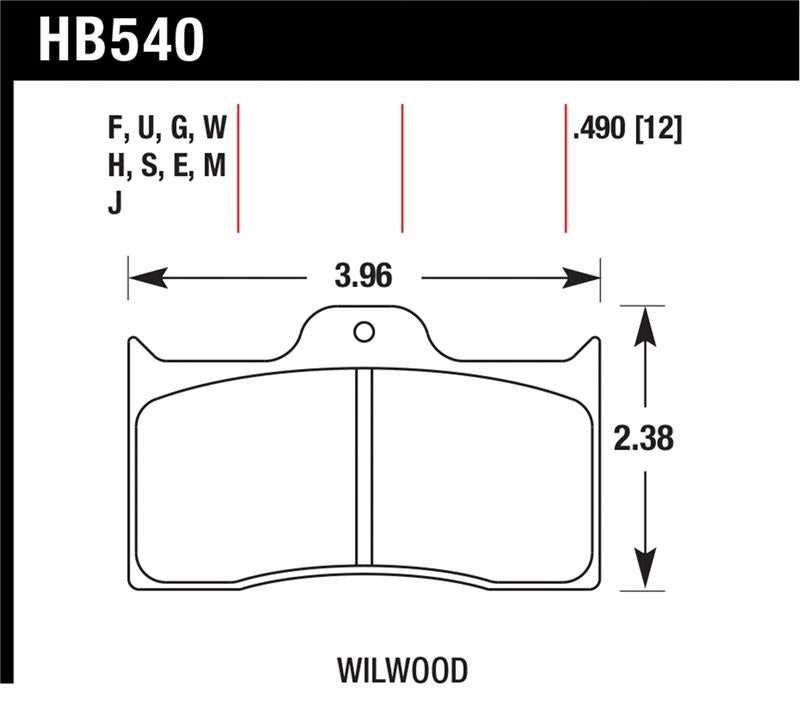 Hawk Wilwood DTC-30 Brake Pads
