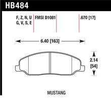 Load image into Gallery viewer, Hawk 05-10 Ford Mustang GT &amp; V6 / 07-08 Shelby GT HP+ Street Front Brake Pads