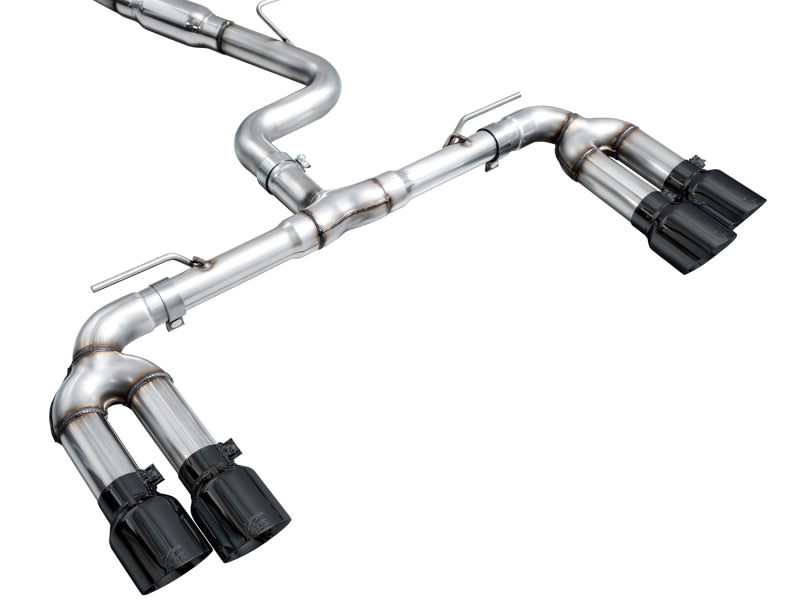 AWE Tuning 22-24 Audi 8Y S3 Track Edition Exhaust - Diamond Black Tips