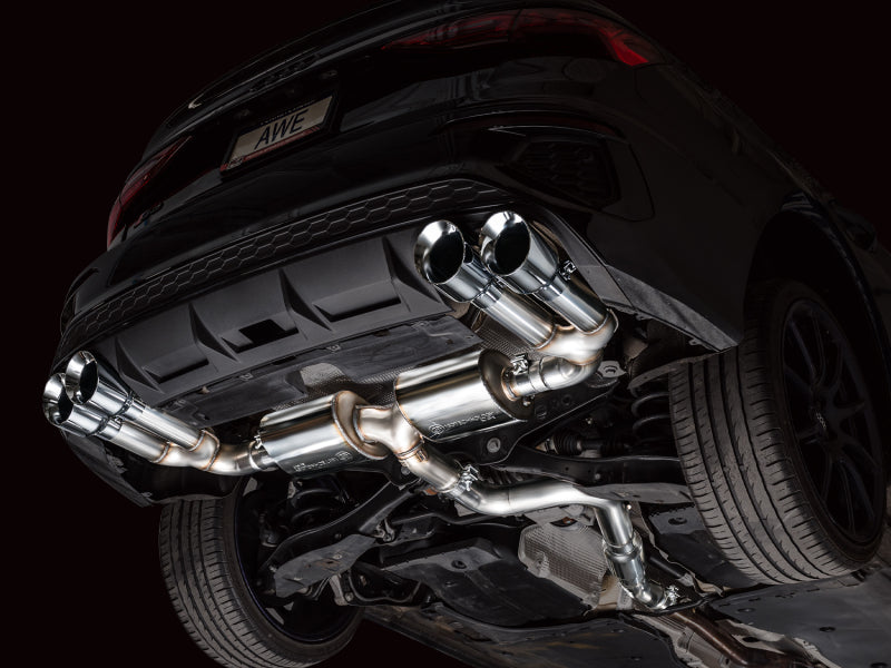 AWE Tuning 22-24 Audi 8Y S3 Touring Edition Exhaust - Chrome Silver Tips