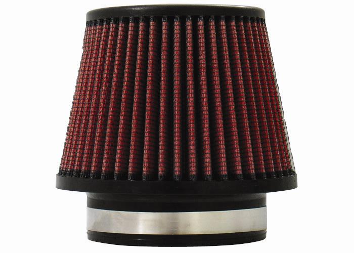 Injen High Performance Air Filter - 4.50 Black Filter 6.75 Base / 5 Tall / 5 Top