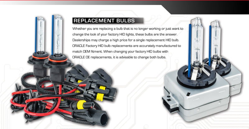 Oracle D2S Factory Replacement Xenon Bulb - 8000K