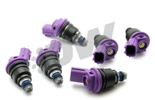 Load image into Gallery viewer, DeatschWerks 96-99 Nissan I30 VQ30 / RB25DET / Maxima VQ30de / 300zx 740cc Side Feed Injectors