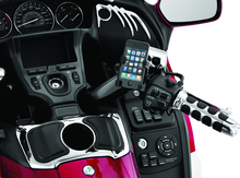 Load image into Gallery viewer, Kuryakyn Tech Connect Perch Mount Black Standard