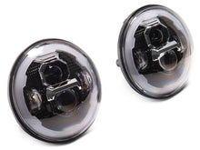 Load image into Gallery viewer, Raxiom 07-18 Jeep Wrangler Axial Series 7-Inch LED Headlights w DRL/ Black Housing - Clear Lens