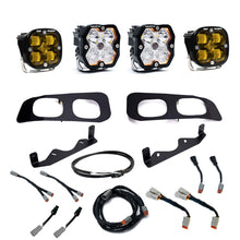 Load image into Gallery viewer, Baja Designs 2023+ Ford Super Duty Squadron Sport/SAE 2.0 Dual Fog Pocket Kit (SAE Fog) - Baja Amber