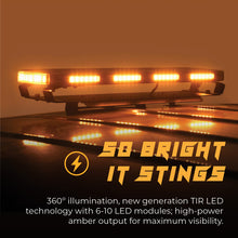 Load image into Gallery viewer, Putco 36In Universal 36In Tri Color Hornet Light (Amber/Blue/White) - LED Stealth Rooftop Strobe Bar