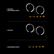 Load image into Gallery viewer, ANZO 2004-2008 Ford F-150 Projector Headlights w/ Halo and LED Black G2