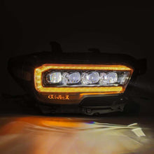 Load image into Gallery viewer, AlphaRex 16-20 Toyota Tacoma NOVA LED Projector Headlights Plank Style Black w/Activation Light