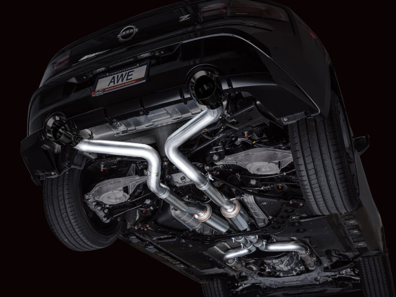 AWE Tuning 2023 Nissan Z RZ34 RWD Track Edition Cat-Back Exhaust System w/ Diamond Black Tips