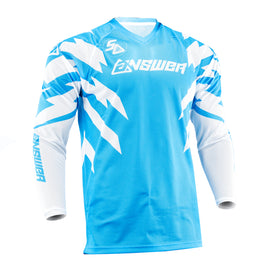 Answer 26 LE Syncron Rizz Vented Jersey Cyan/White/Black - Small