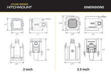 Load image into Gallery viewer, Diode Dynamics 21-23 F-150 Hitch Mount LED Pod Reverse Kit C1R